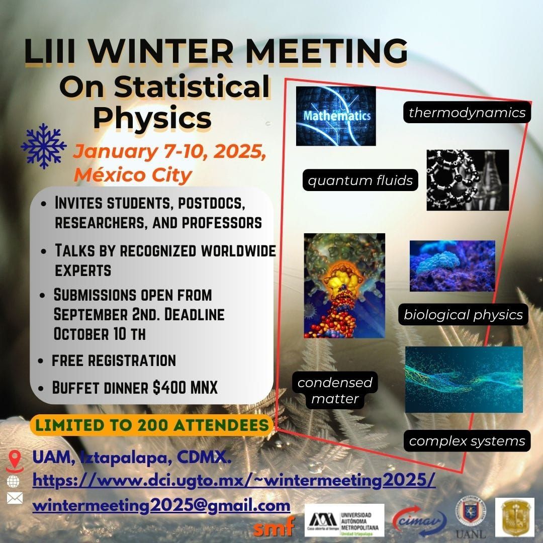 The LIII Winter Meeting on Statistical Physics