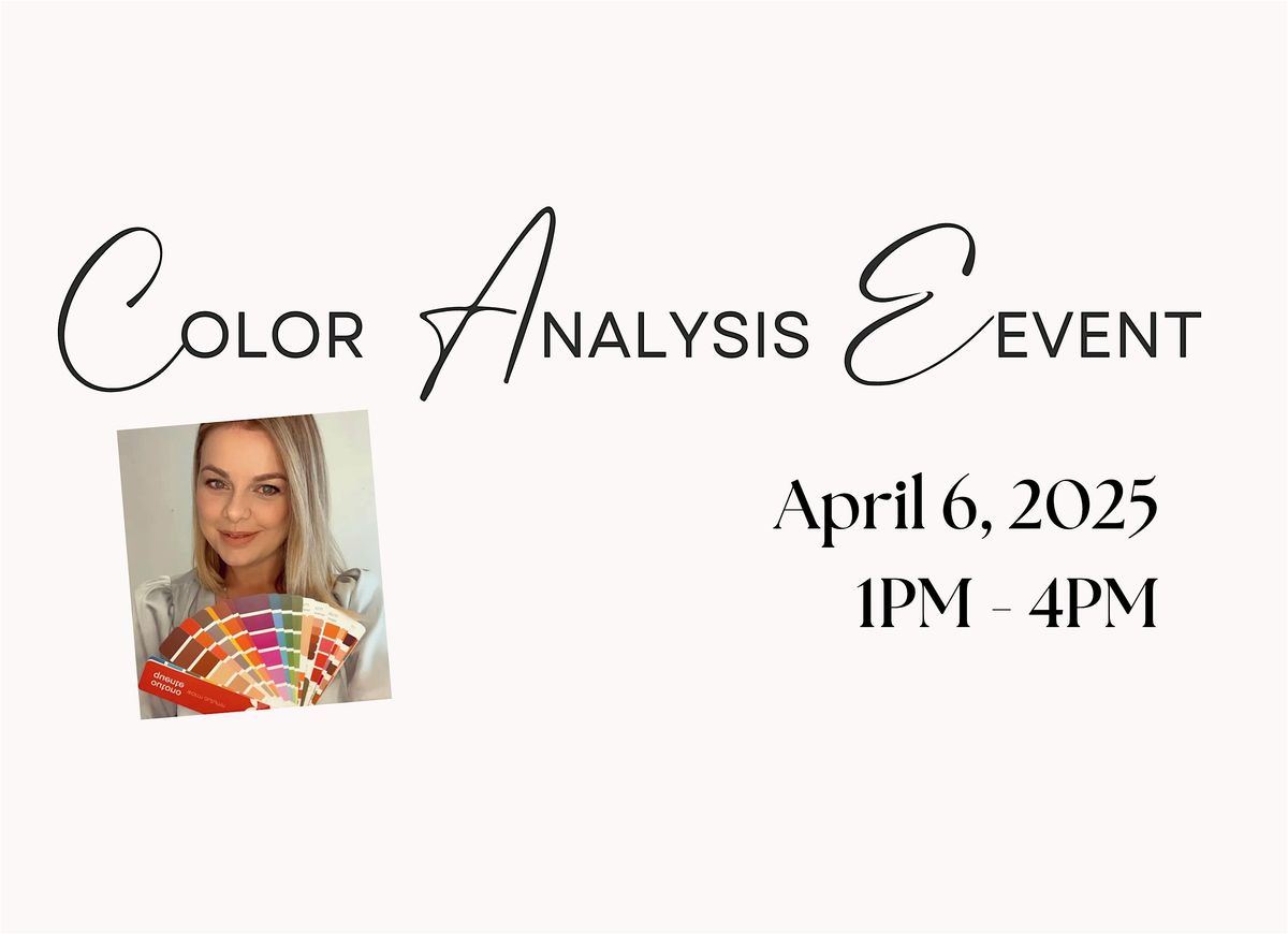 Color Analysis Event with Titta Sivis