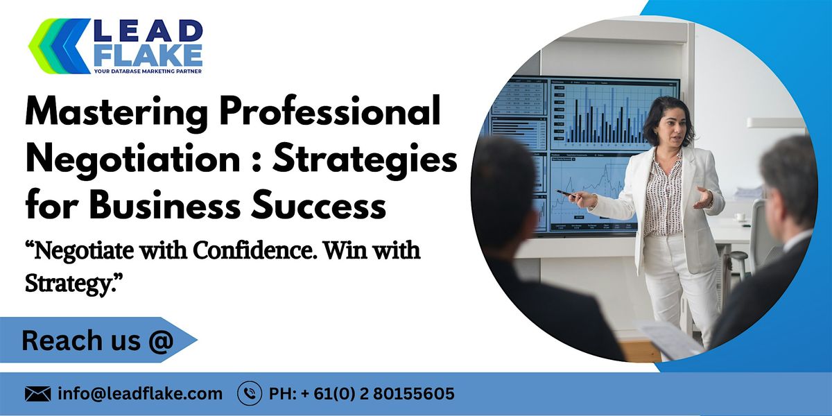 Negotiation Skills for Professionals Workshop in Petaling Jaya