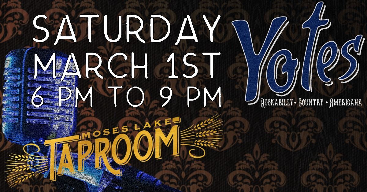 Yotes - Rockabilly, Country, and Americana - Moses Lake Taproom