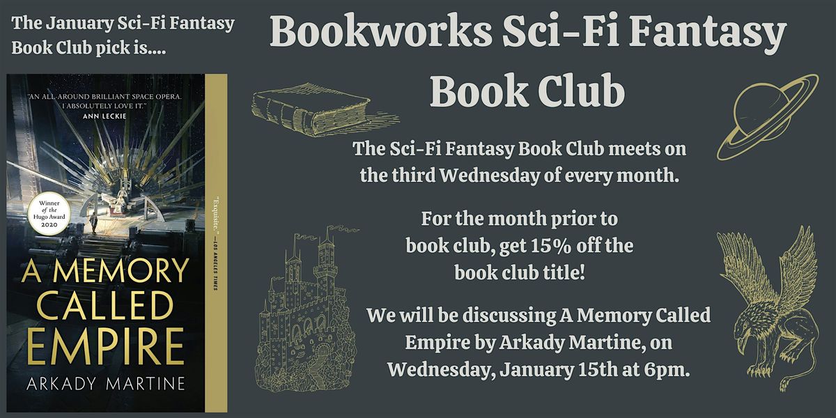 January Sci-Fi Fantasy Book Club