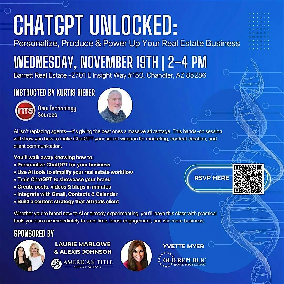 ChatGPT Unlocked: Personalize, Produce & Power Up Your Real Estate Business