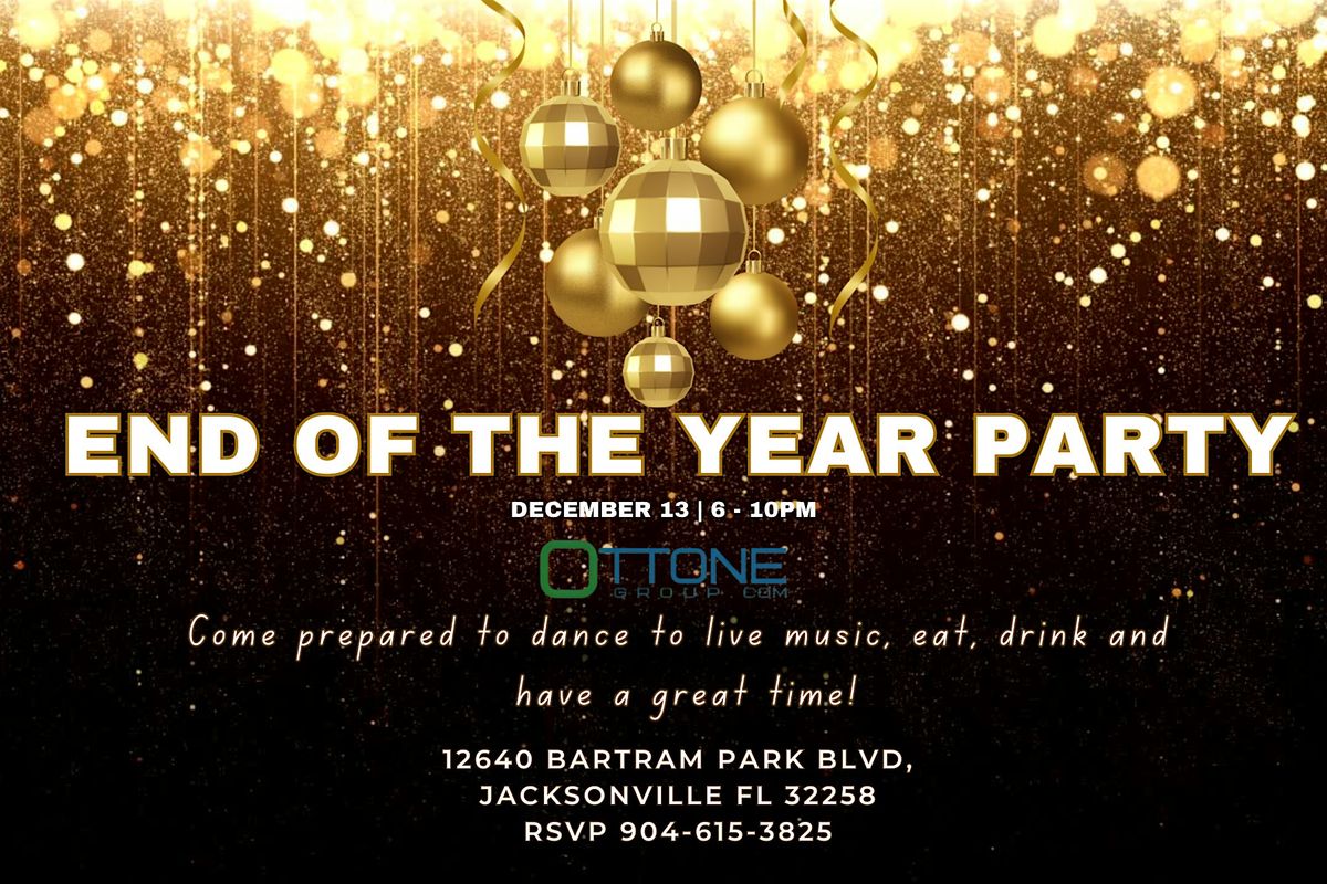 End of year party celebration