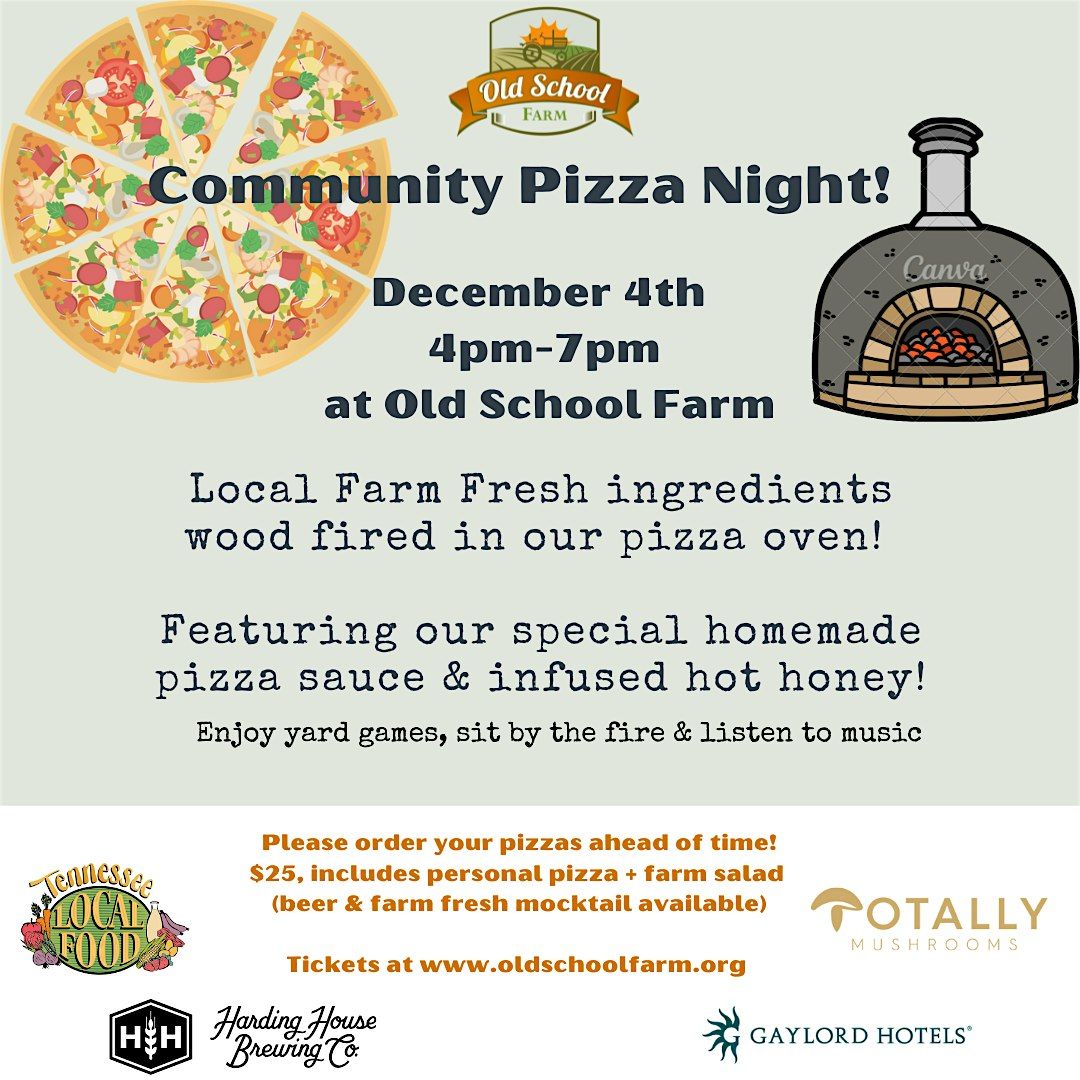 Community Pizza Night