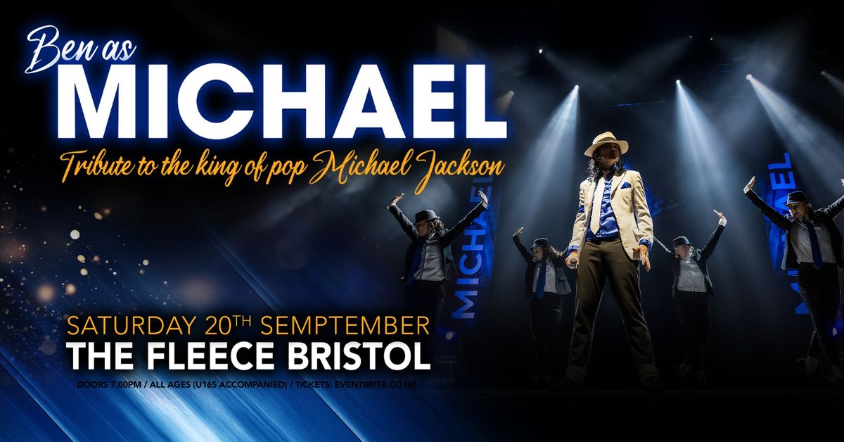 Ben as Michael Jackson at The Fleece, Bristol - Sat 20th Sep 2025