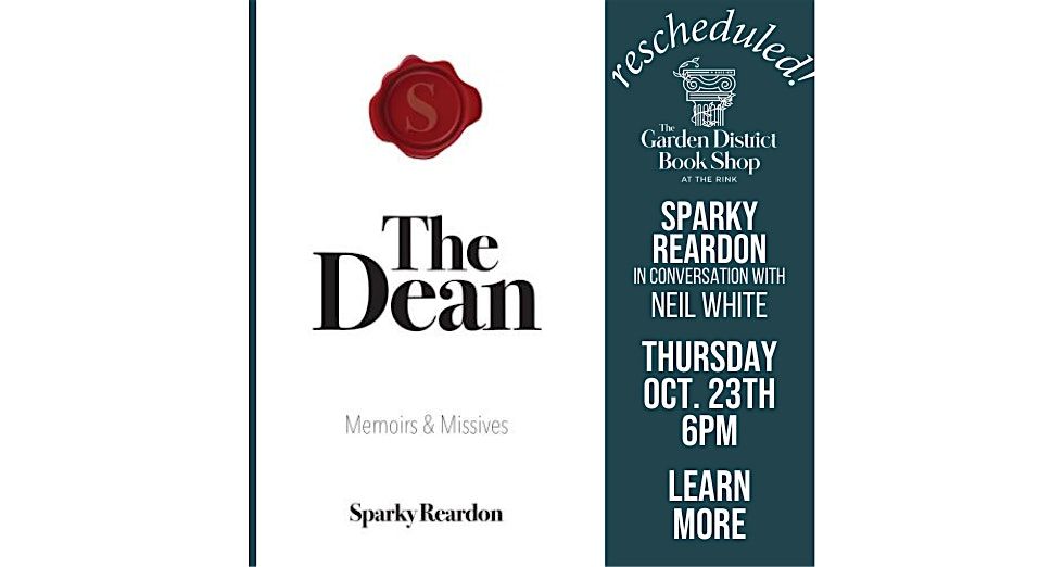 NEW DATE! Sparky Reardon at the GDBS