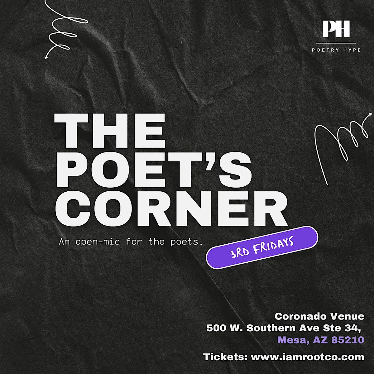 The Poet's Corner - Open Mic