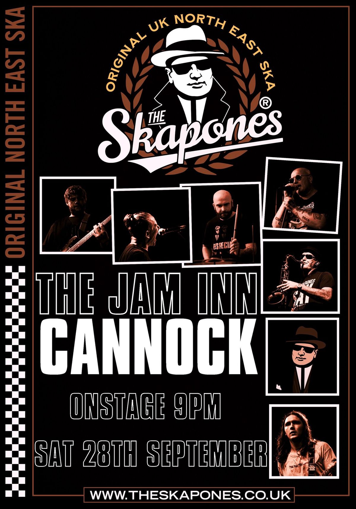 Saturday Live: The Skapones + DJ (from 7pm - 2am)