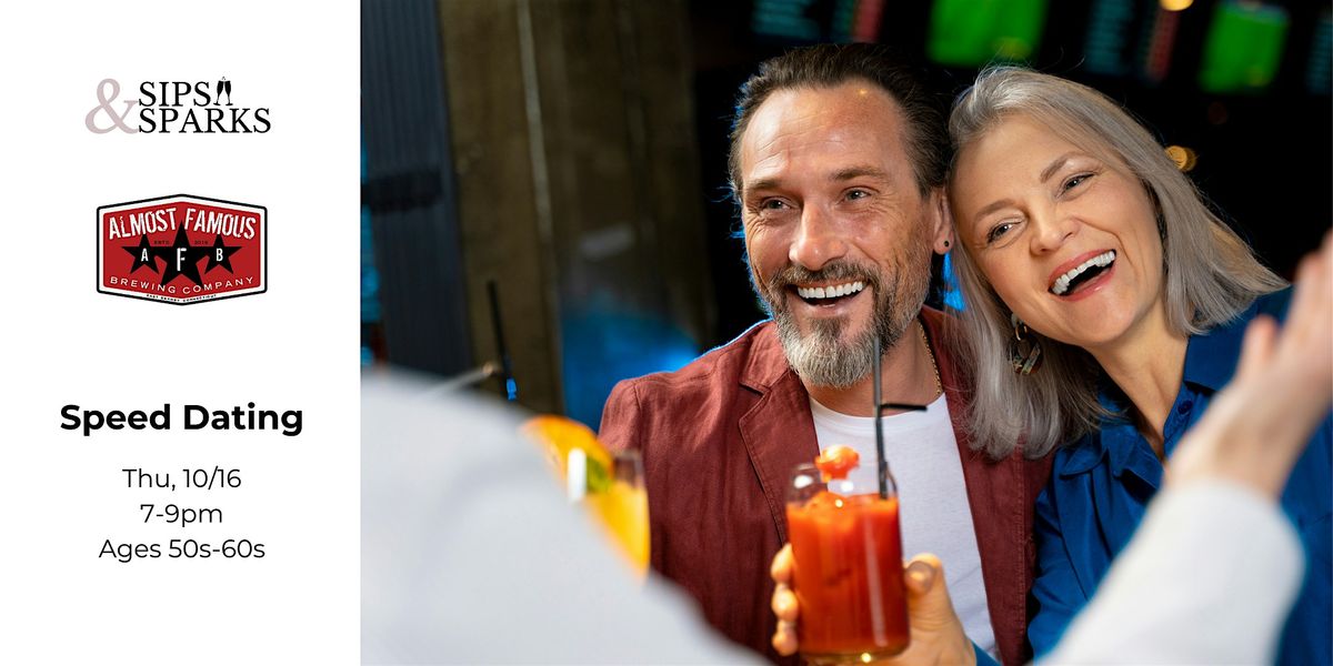 Speed Dating Ages 50s-60s in East Granby, CT at Almost Famous Brewing
