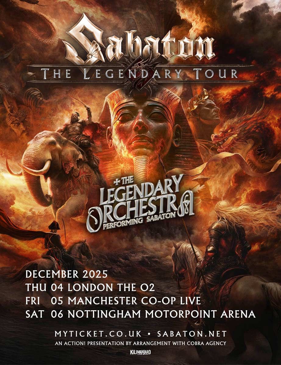 Sabaton Nottingham Tickets