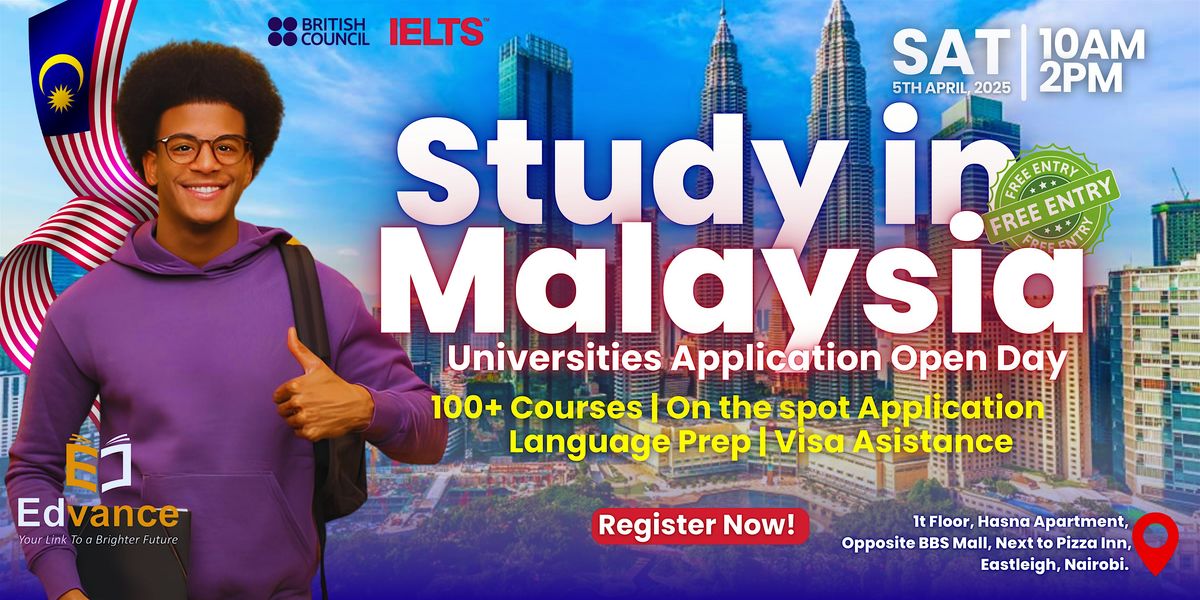 STUDY IN MALAYSIA | FREE APPLICATION OPEN DAY