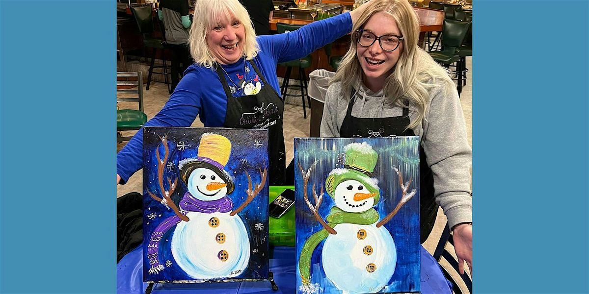 Paint and Sip Snowman in Beachwood