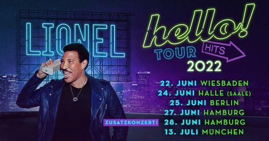 Lionel Richie - HELLO TOUR | Berlin \/\/ Neuer Termin