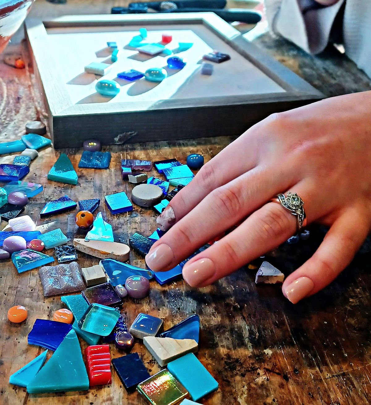 Stained Glass Mosaic Class