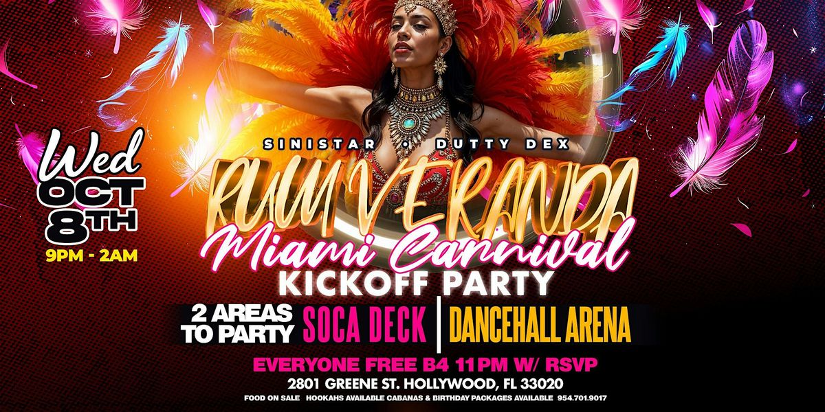 Rum Veranda - Miami Carnival Kick Off