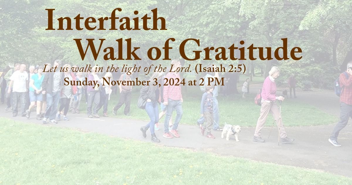 Interfaith Walk of Gratitude