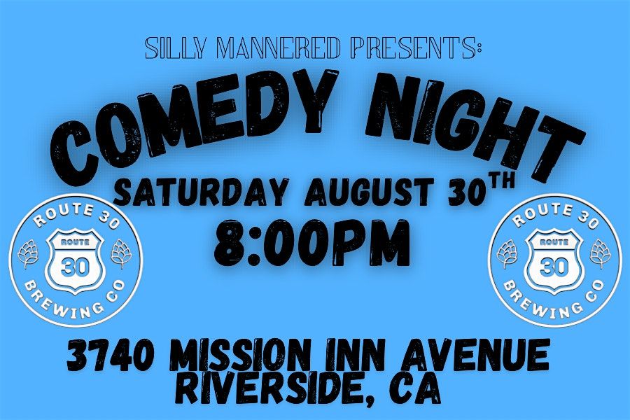 Comedy Night at Route 30- DOWNTOWN EDITION