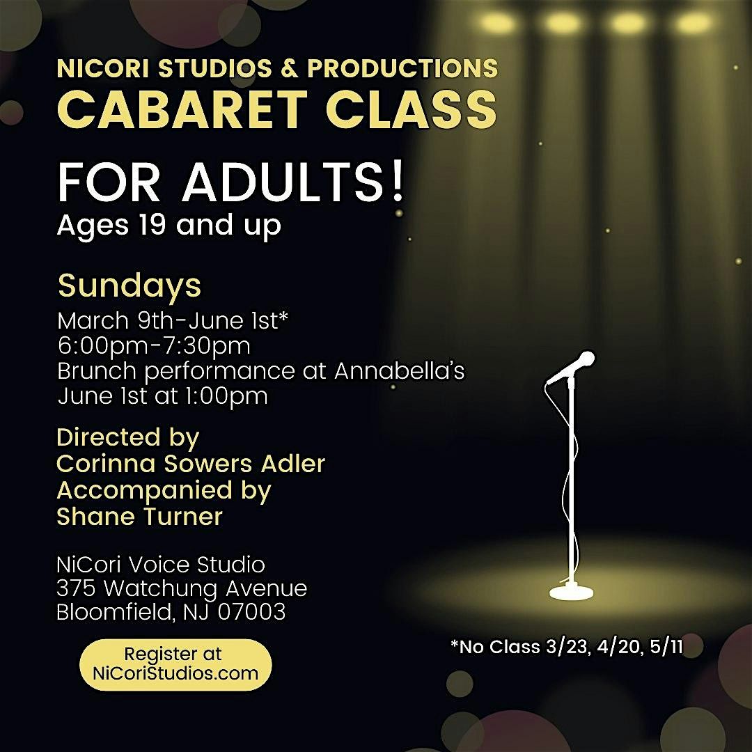 NiCori Cabaret Class for Adults