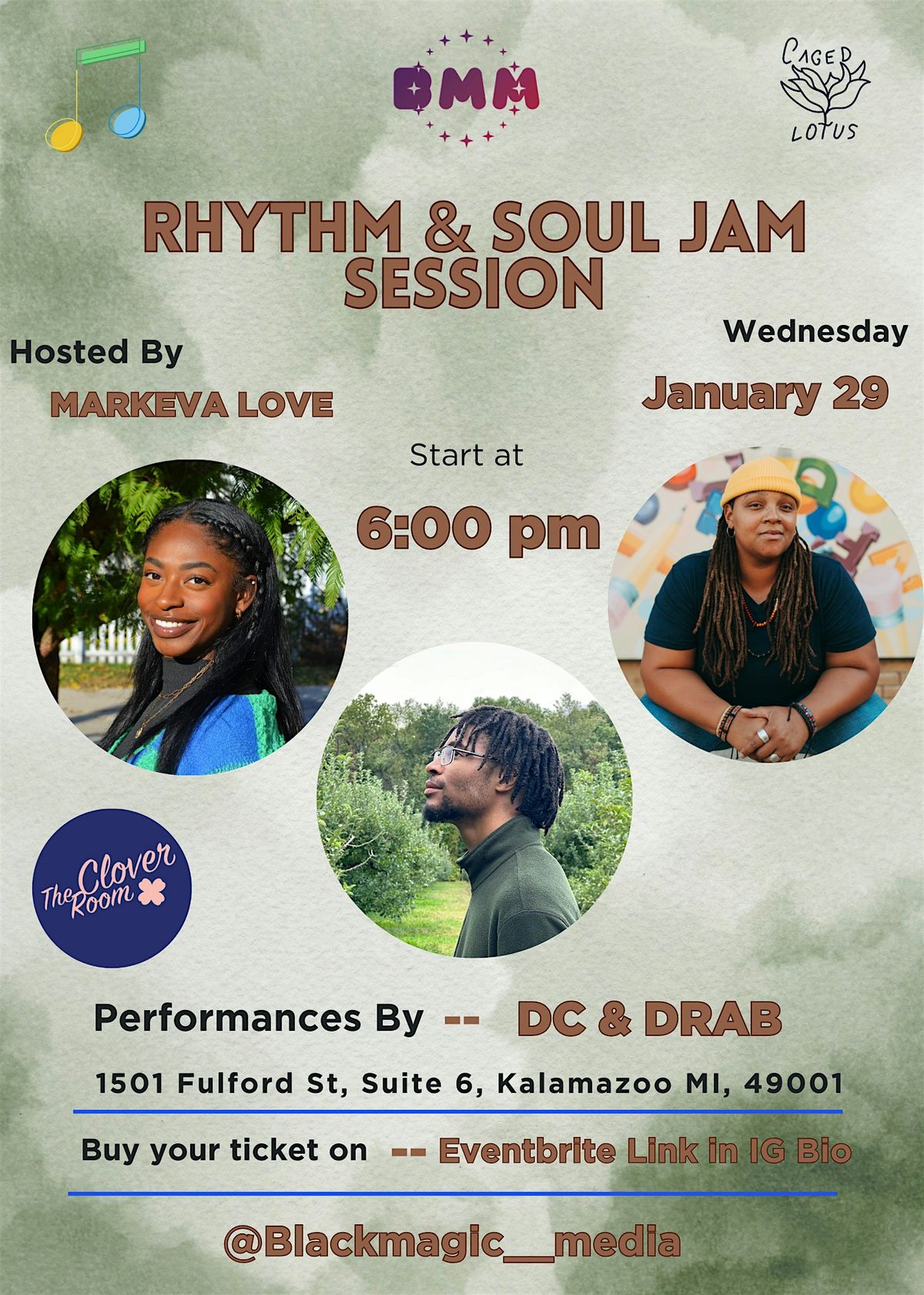 Rhythm and Soul Jam Session at The Clover Room