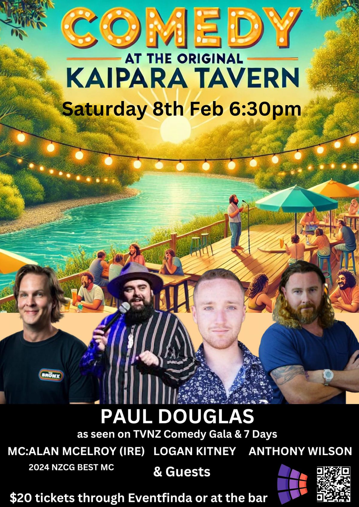 Comedy @ The Original Kaipara Tavern! Ft PAUL DOUGLAS