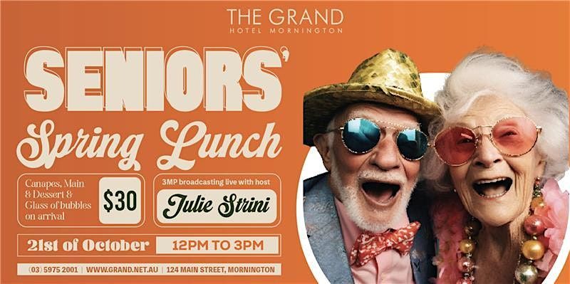 Seniors Spring Lunch at Grand Hotel