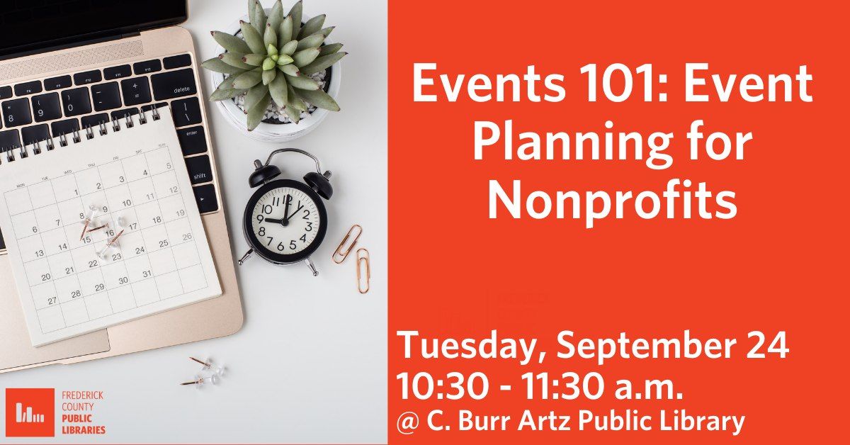 Events 101: Event Planning for Nonprofits