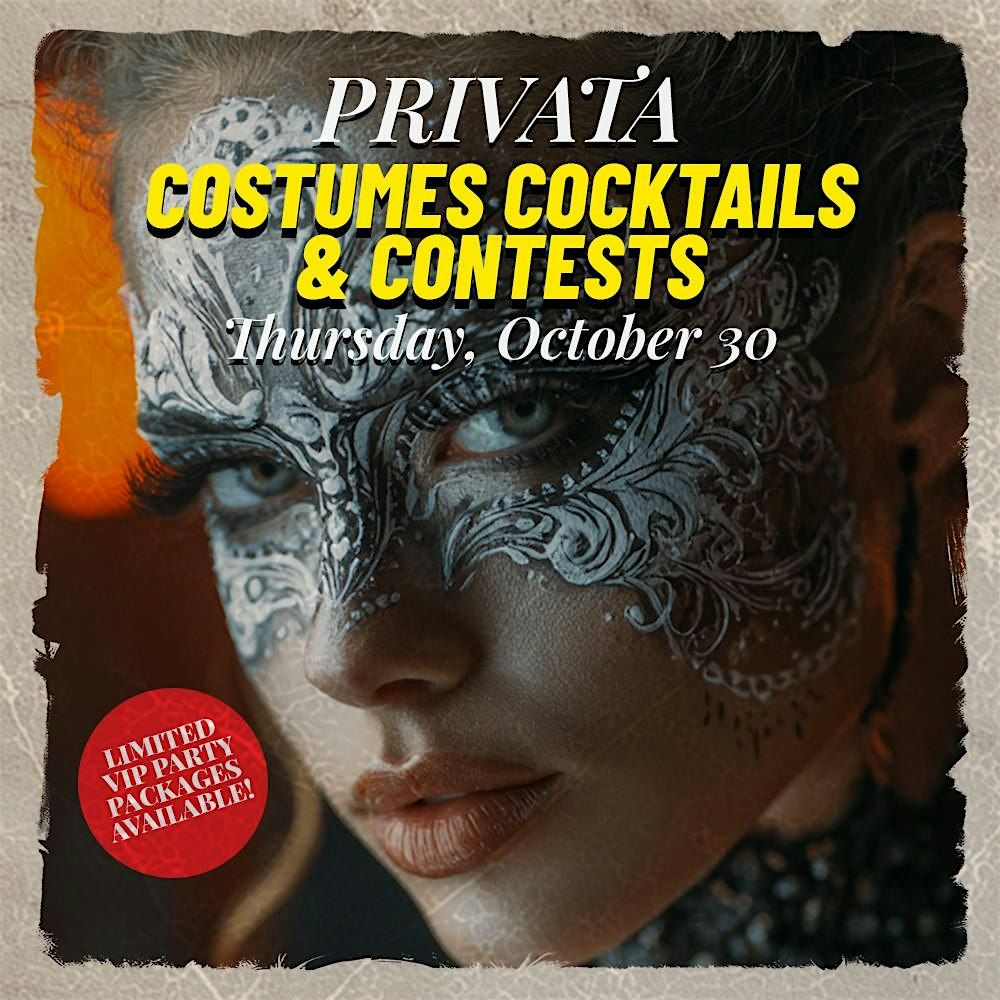 Halloween at Club Privata: Costumes, Cocktails, & Contests
