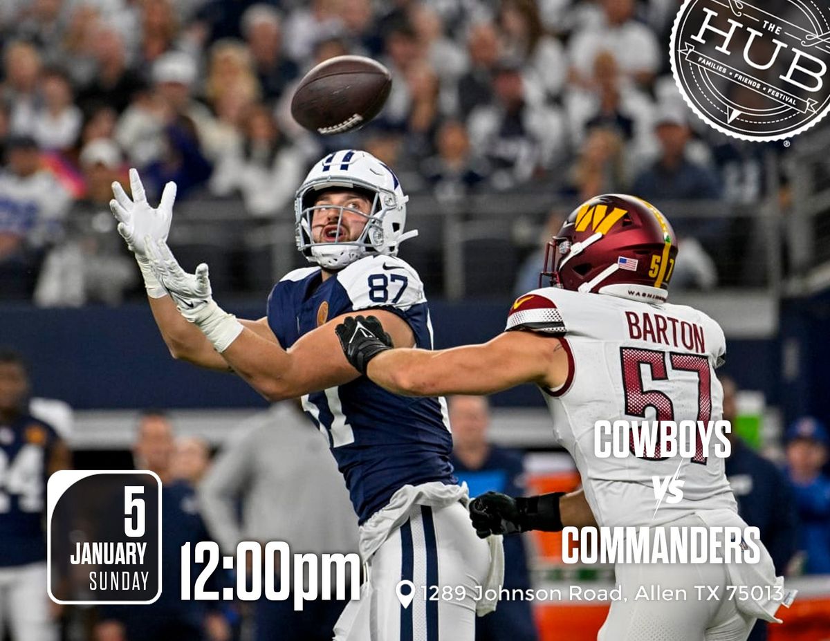 NFL: Cowboys vs Commanders Watch Party