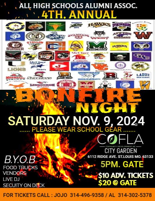 ALL HIGH SCHOOLS THROWBACK MEGA BONFIRE ???