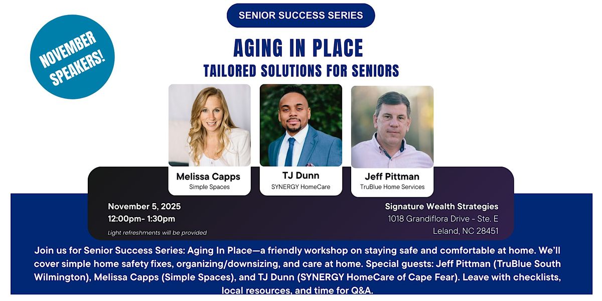 Aging In Place: Tailored Solutions For Seniors