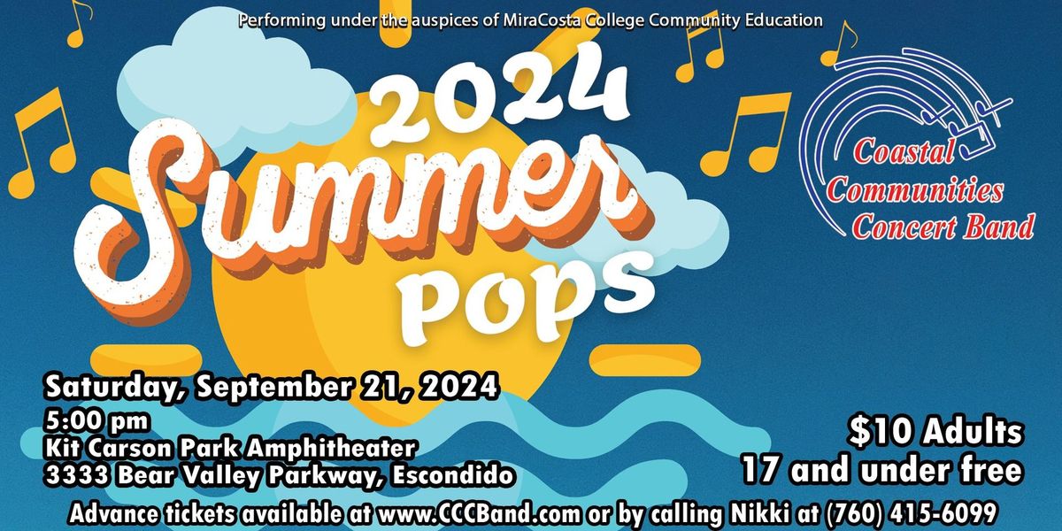 2024 Summer Pops at Kit Carson Park Amphitheater 