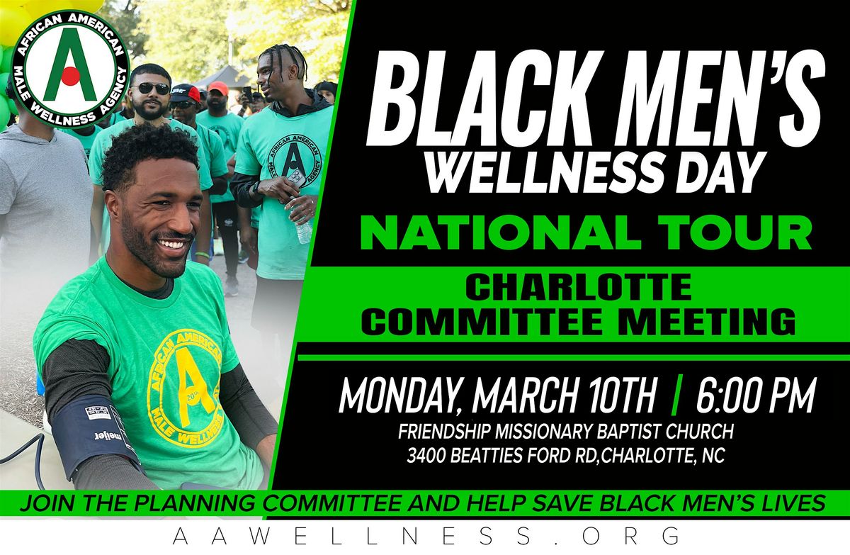 Black Men's Wellness Day - Charlotte: March Planning Meeting