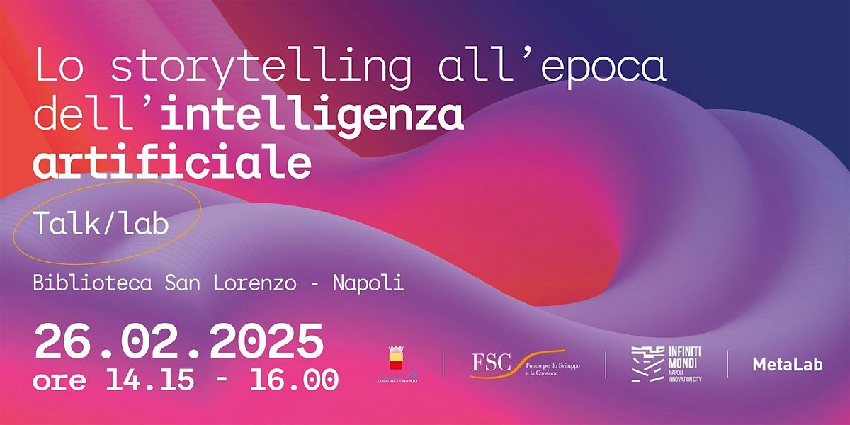 LO STORYTELLING ALL\u2019EPOCA DELL\u2019INTELLIGENZA ARTIFICIALE