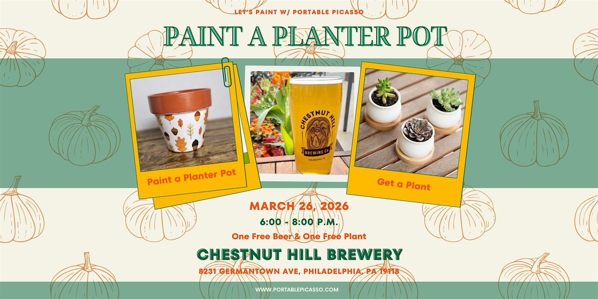 Paint a Planter Pot - Paint and Sip