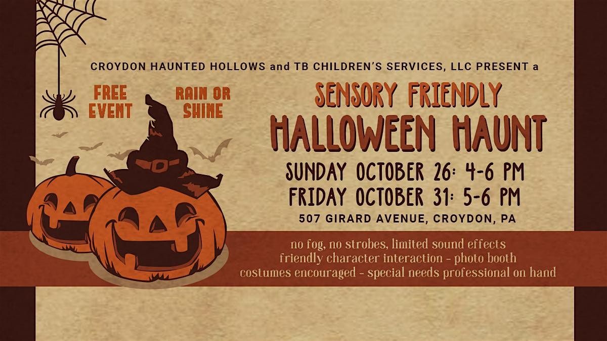 SENSORY FRIENDLY SPOOKY YARD HAUNT WALKTHROUGH