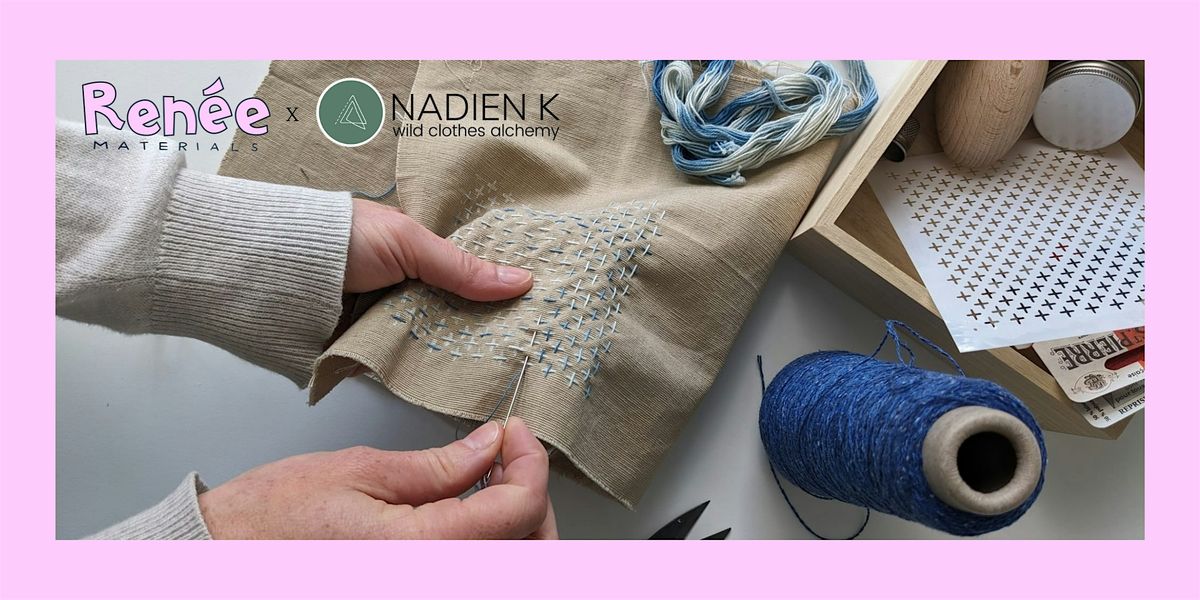 SASHIKO with NADIEN x REN\u00c9E MATERIALS