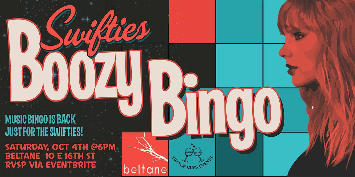 Swifties Boozy Bingo