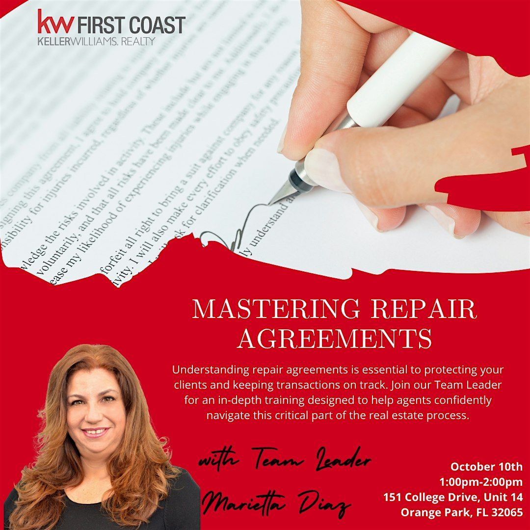 Mastering Repair Agreements