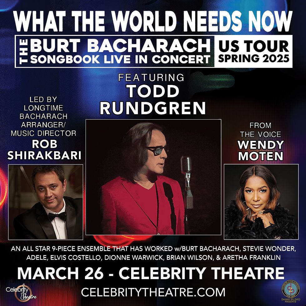 What The World Needs Now - Burt Bacharach Songbook at Southend Cliffs Pavilion