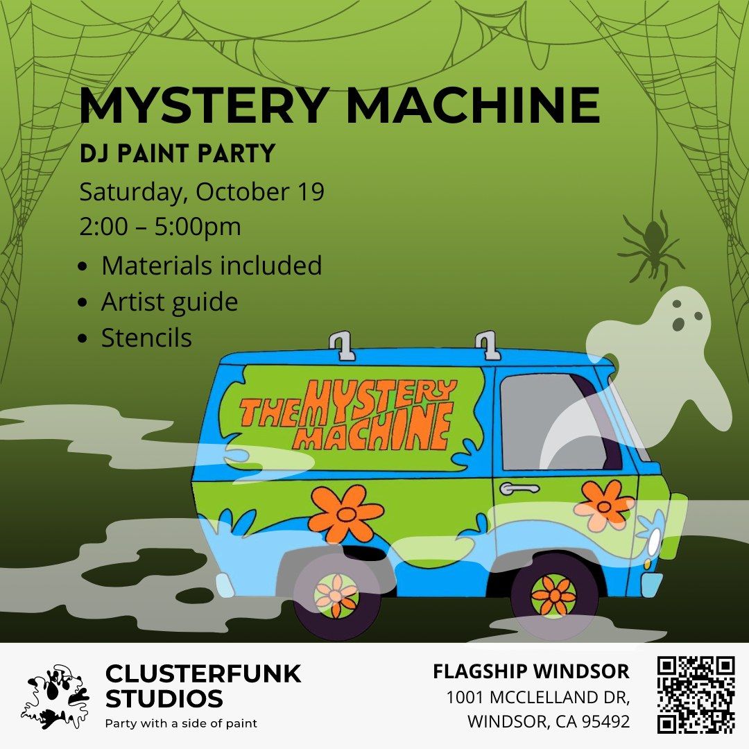 Scooby-Doo Paint Party - Mystery Machine