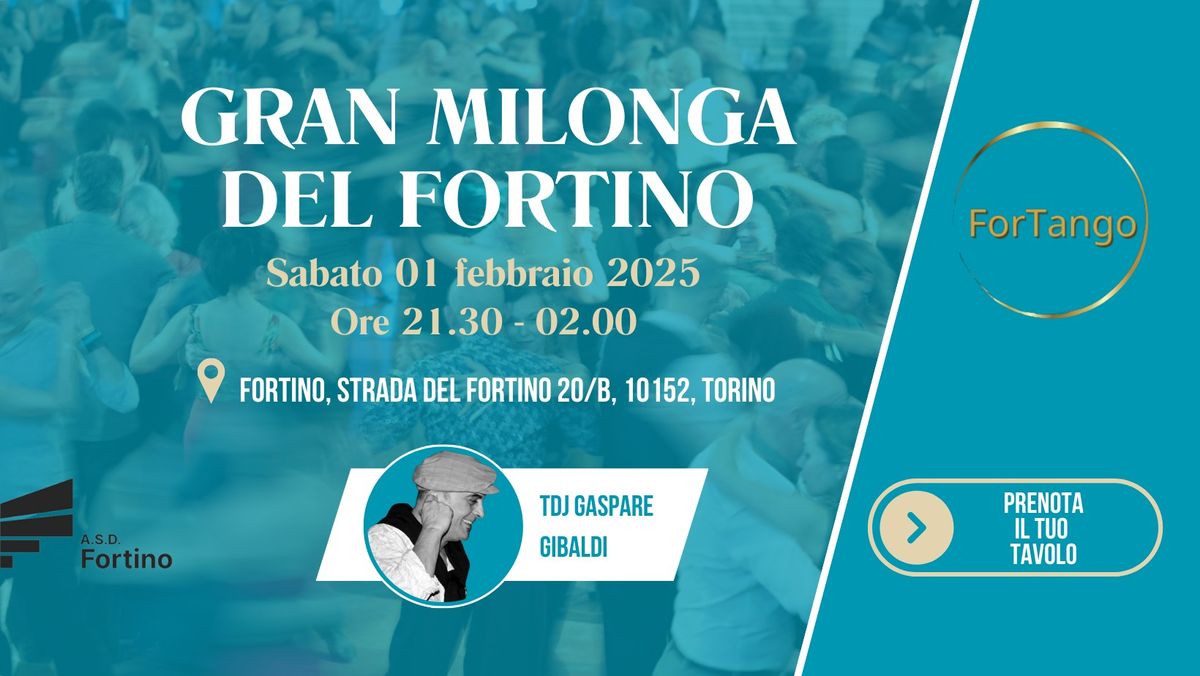 GRAN MILONGA DEL FORTINO sabato 1 febbraio