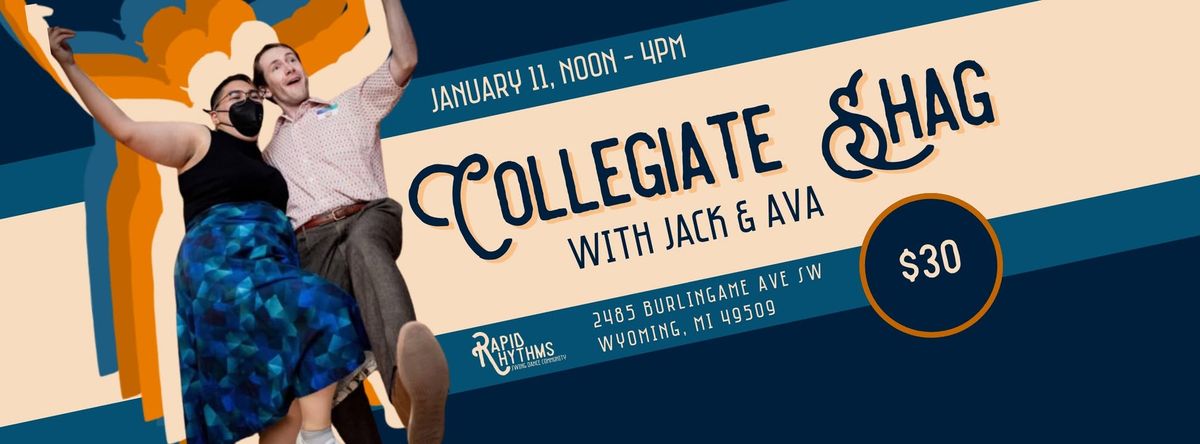 Beginner's Collegiate Shag workshop with Jack & Ava!