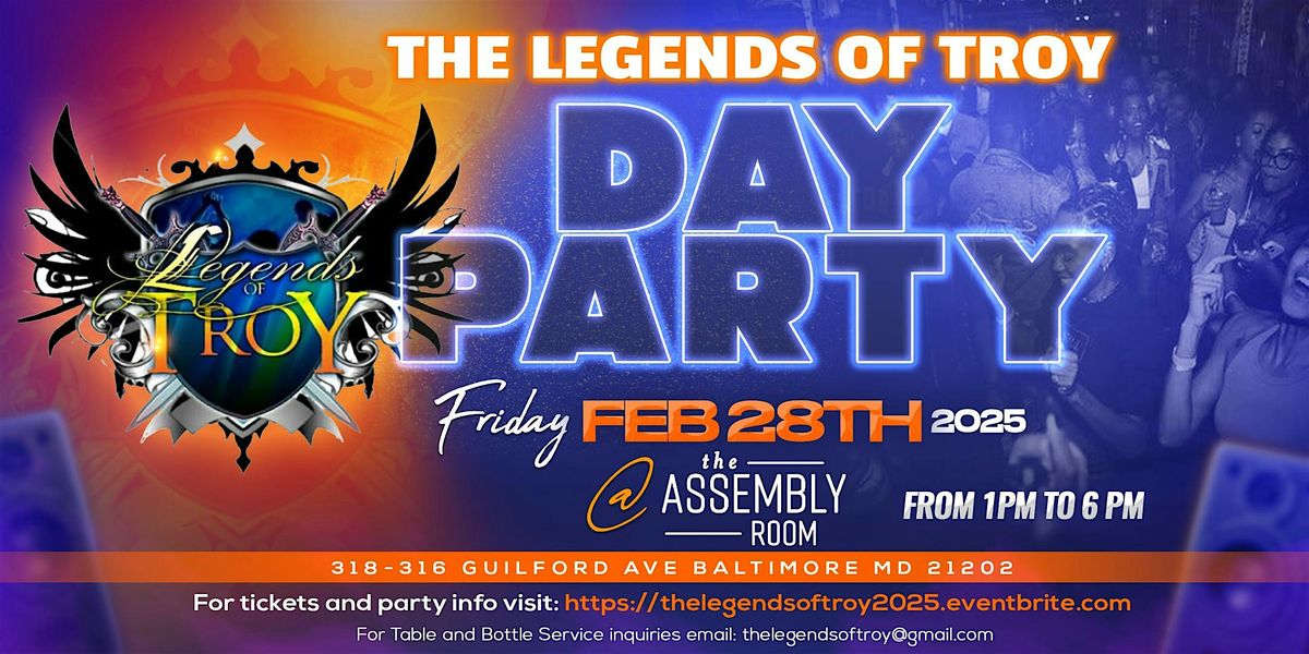 The Official Legends of Troy Day Party - 2025