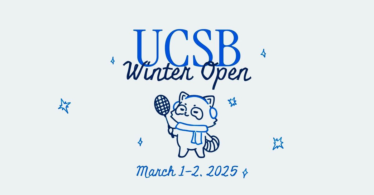 UC Santa Barbara Winter Open 2025