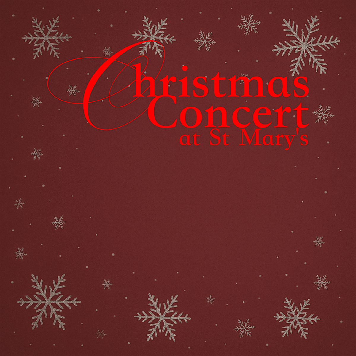 Christmas Concert at St Mary's