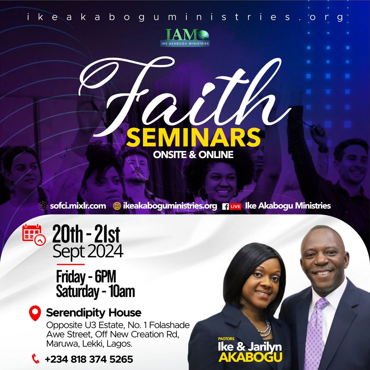 IAM Faith Seminars--Lagos