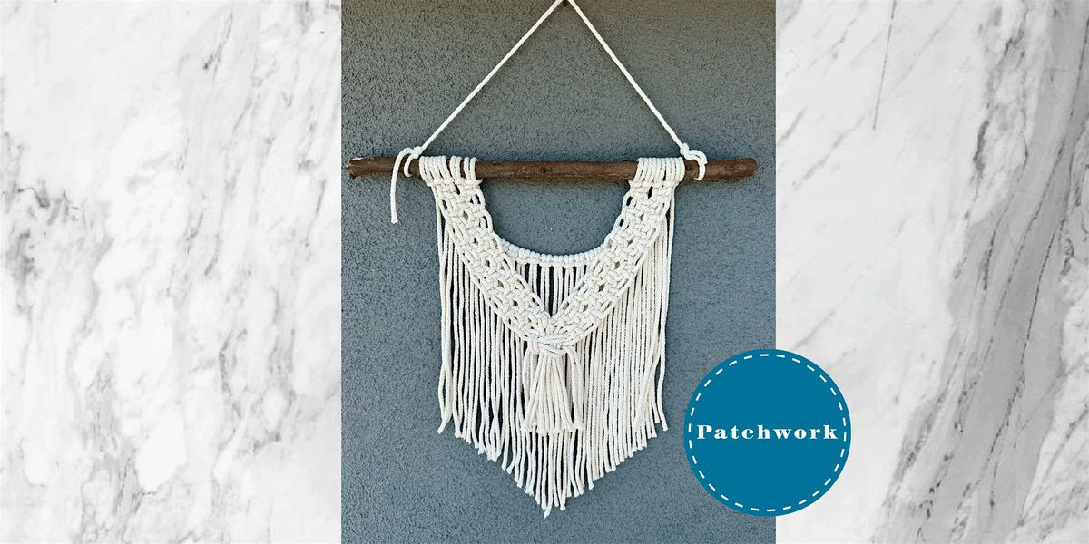 Patchwork Present Macrame Wall Hanging