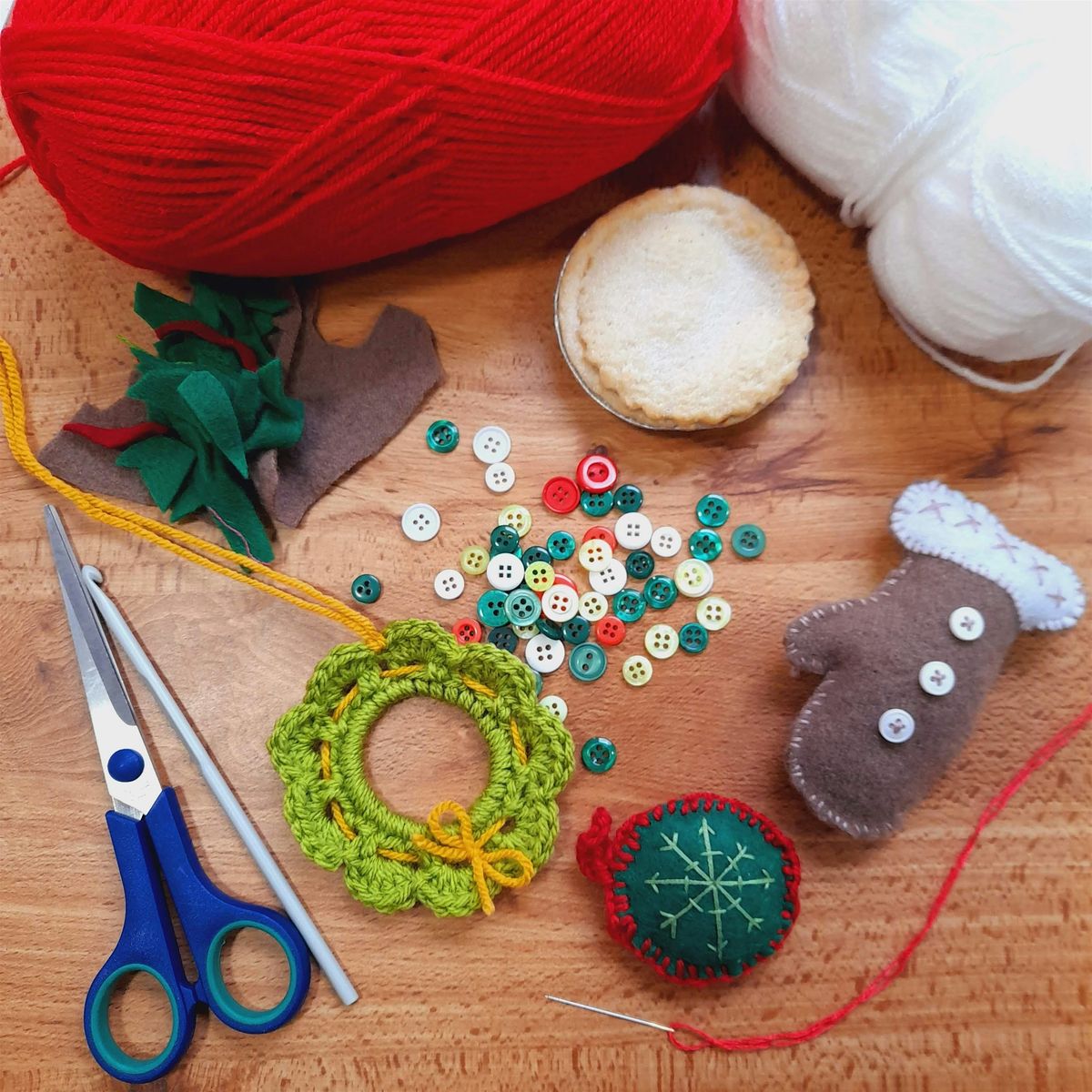 Textile Christmas Decorations workshop