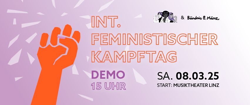 Demo zum Int. feministischen Kampftag!