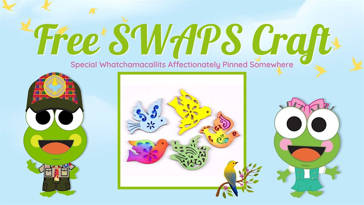 Free SWAPS craft at sweetFrog Victorville